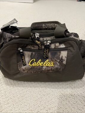 Cabela's Brown and Olive Camo Gear Bag